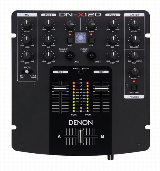 dn-x120 x120 professionele deejay dj mixer mengpanelen mixers mengpaneel denon dealer verkoop roeselare