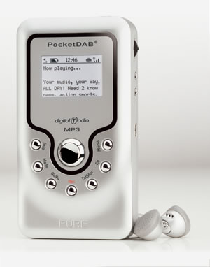 PocketDAB 2000 DAB zakradio
