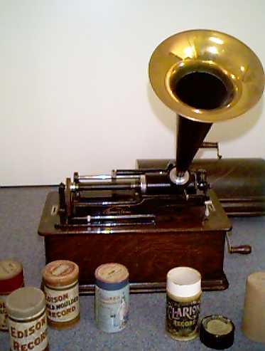 Edison phonograaf Platenspelers - Frans Van Eeckhout - werking en verkoop platenspelers