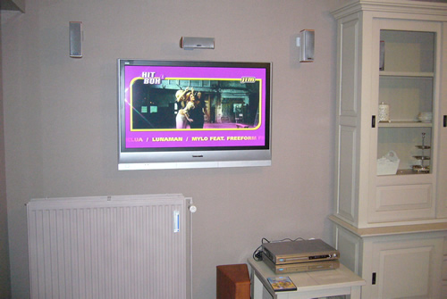 Home cinema met plasma-tv