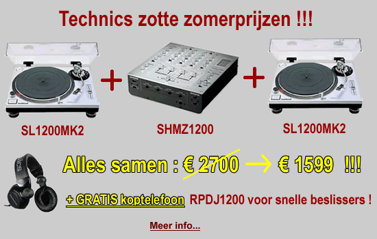 Technics SL1200 zomerprijzen