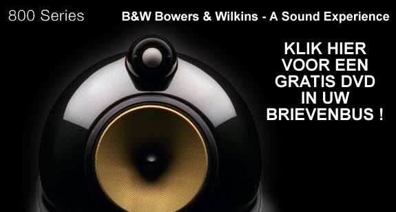 Gratis DVD B&W Bowers & Wilkins - A Sound Experience nieuwe 800 Series