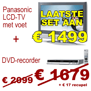 Panasonic LCD-Tv met DVD-recorder