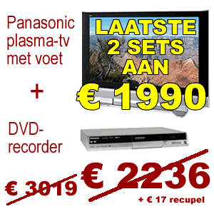 Panasonic plasma-tv en dvd-recorder