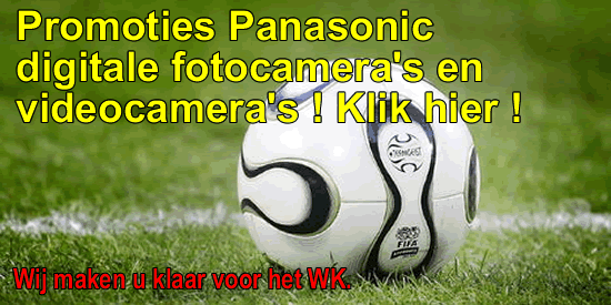 Promoties Panasonic digitale fotocamera's en videocamera's mediamarkt