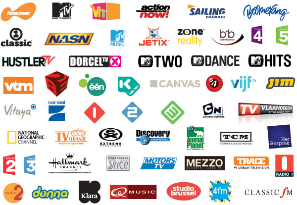 TV Vlaanderen zenderlijst